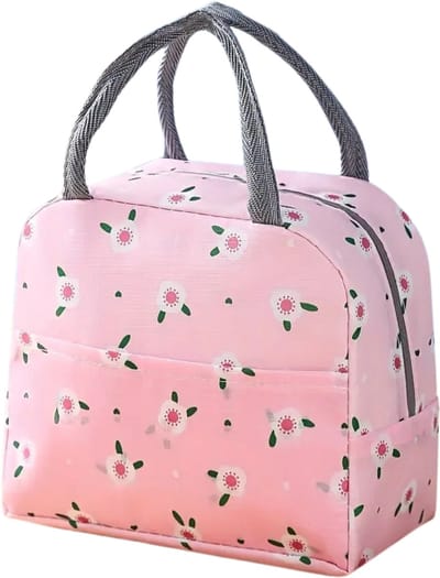 Nivard Koeltas - Koelbox - Koelelementen - Coolbox - Auto - Lunchtas - Strand - Roze Bloemen
