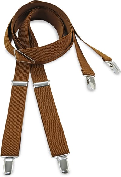JB Collection - Bretels - bretels bruin smal - bruin