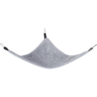 Petit animal de compagnie Hamac Triangle Lit Suspendu pour Écureuil Hamster Planeur de Sucre Cochon d'Inde(gris) grise