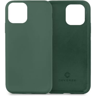 Coverzs Luxe Liquid Silicone case geschikt voor Apple iPhone 13 hoesje - Groen - Geschikt voor iPhone 13 case - Dennen groene case - Beschermhoesje - Backcover hoesje - Dennengroen
