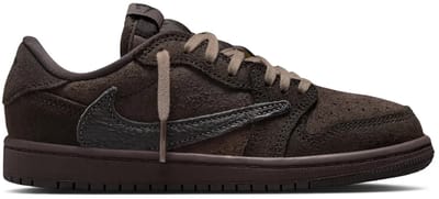 Jordan 1 Retro Low OG SP Travis Scott Velvet Brown (PS) - Kinderen