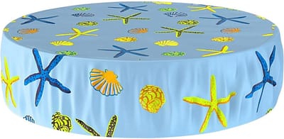 Ronde Zwembadafdekking - Waterdichte Beschermhoes - Zwembad Schoonhouden - 210D Oxford Stof - 160 x 30 cm - Blauw
