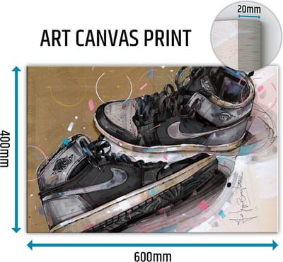 Sneaker canvas 1984 shadow 1.0 60x40 cm