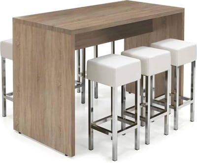 Statafel of bartafel Chief 160cm x 80cm breed kleur Robson Eiken