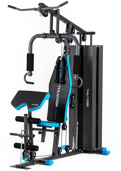 THUNDER FORCE Home Gym - Krachtstation met 87 kg Gewichtsstapel - Fitnessstation