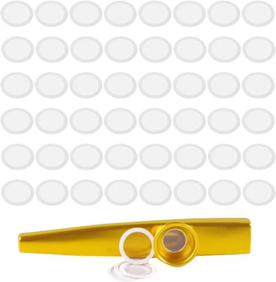 100 Stuks Kazoo Membranen - Universele Vervangende Fluit Mondstuk Membraan 19mm