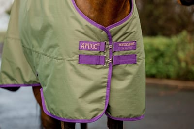 Horseware Deken Horseware Amigo Hero Plus Med 200gr Pony Groen - 90/137