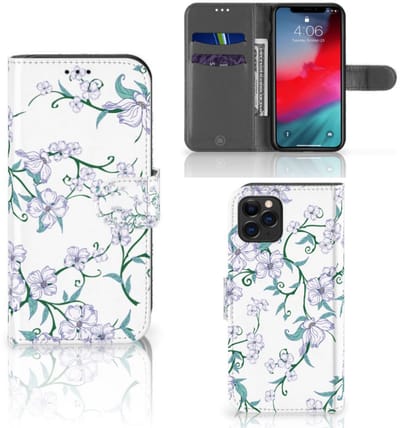 Apple iPhone 11 Pro Uniek Hoesje Blossom White