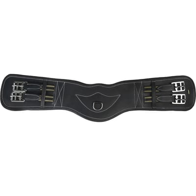 Horka Dressuursingel Leer Zwart-zilver - 75