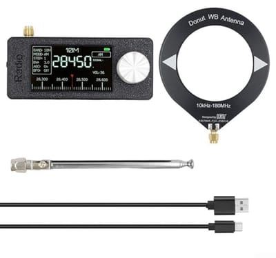 Draagbare Full-Band Radio Ontvanger met IPS-scherm en Loopantenne