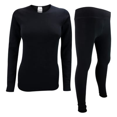 THMO - Dames thermo set lange mouw top & broek - Gezellig winterlaagje