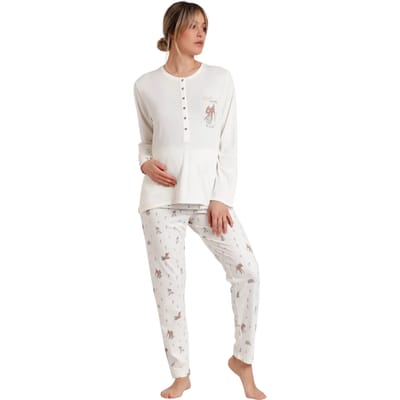 Dames pyjama met lange mouwen Disney Maternity Bambi You are so Loved