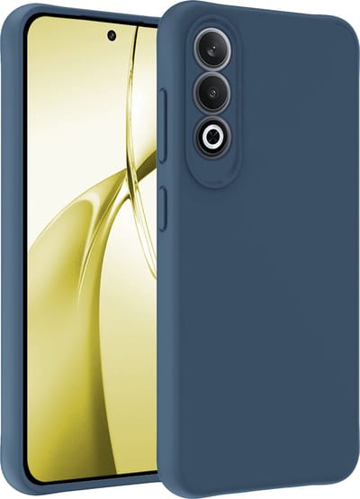 Hoesje - Geschikt voor OnePlus Nord CE4 - Sterk & Shockproof - Hoes Cover - Siliconen Case - Telefoonhoesjes - Donkerblauw