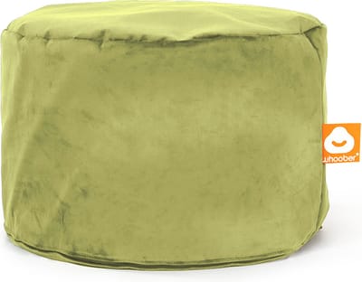 Whoober zitzak poef Rhodos velvet pistache - Wasbaar - Zacht en comfortabel
