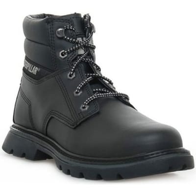 CAT Caterpillar Quadrate boots - Heren Laarzen Leer Zwart P723802 , Maat: EU 40 UK 6