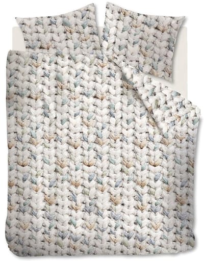 Ariadne At Home Purely Dekbedovertrek - Tweepersoons - 200x200/220 cm - Blue Green