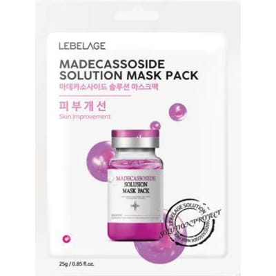Lebelage Masque facial en solution 15 types 25 g (50 options) Madecassoside 10PCS