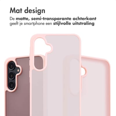imoshion Hoesje - Geschikt voor Samsung Galaxy A35 - Color Guard Backcover - Lichtroze