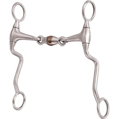 Mors western snaffle voor paard met kleine overgang Metalab Performer