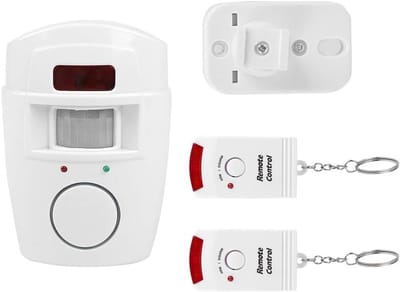 Draadloos Infrarood Bewegingsalarm met PIR Sensor en 2 Afstandsbedieningen