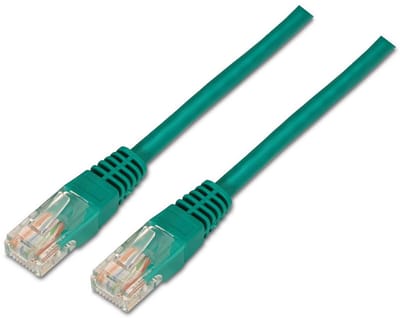 Doucheslang (2,0 m, 10/100 Mbit/s, switch/router/modem/patchpaneel/access point/champs-) groen