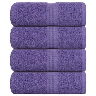 vidaXL - Washandjes - FROGN - 4 - st - 30x30 - cm - 360 - g/m² - paars