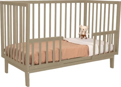 Novi at Home Lauren Doorgroeiledikant - Babybedje 60x120 cm - Sand - Baby bed met verstelbaar bodem