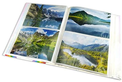 Fotoalbum 21 x 28 cm voor 200 foto's met afgeronde hoeken