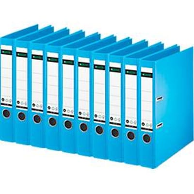 LEITZ® ordner 1007/1008, A4, rugbreedte 52 mm, 10 stuks, lichtblauw