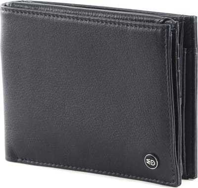 MANDARINA DUCK Leren Portemonnee Downtown Wallet Navy Donkerblauw