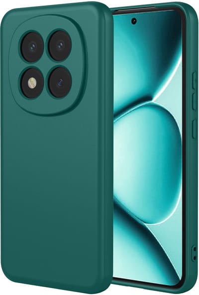 MobyDefend Hoesje - Geschikt voor Xiaomi Redmi Note 15 Pro Plus 5G - Matte Siliconen Backcover - Groen