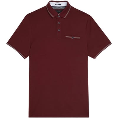 Ted Baker Tortila Heren Maroon Poloshirt