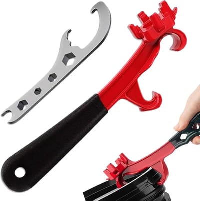 Emmeropener Gereedschap - Deksel Lifter - Moeiteloos Openen - Antislip Grip - 2 Stuks - Aluminium