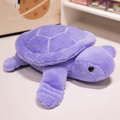 Kleurrijke Kleine Schildpad Schattig Cartoon Simpel Pluche Speelgoed Pop Zacht Ornament Cadeau 25cm