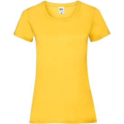 Dames-T-shirt Fruit of the Loom Valueweight