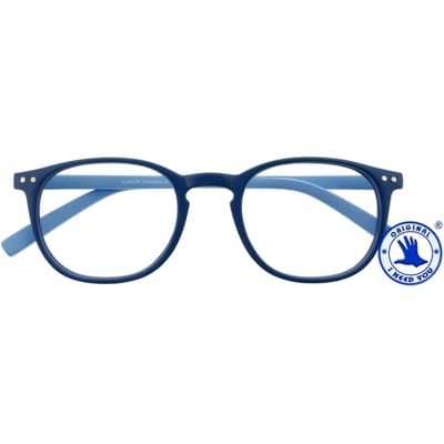 Leesbril INY Icon Double G56000 donkerblauw/lichtblauw +1.00