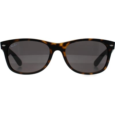 Ray-Ban New Wayfarer 2132 865/B1 mat havana donkergrijs zonnebril