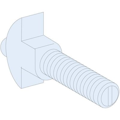 Schneider Electric LVS04767 PrismaSeT-P, Linergy LGY, schroeven+moeren+schijven, voor railaansluiting M8x39, (20 stuks) Verdeelkastaccessoire 1 stuk(s)