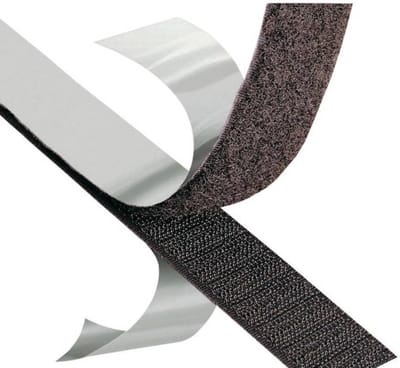 Benson Zelfklevend klittenband - zwart - 19 mm breed - 2 x 1 meter - veelzijdig en duurzaam