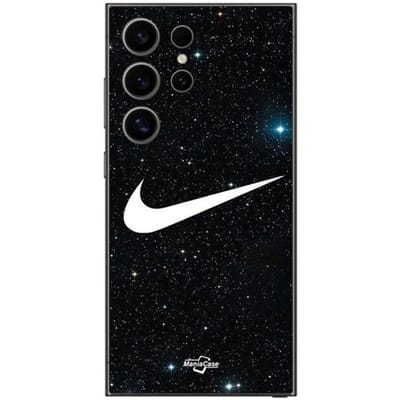Coque pour Samsung Galaxy S24 ultra nike galaxie étoilée noir