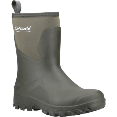Cotswold Standlake Rubberen Groene Wellingtonlaarzen voor Mannen