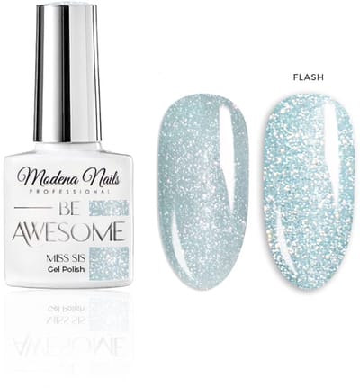 Modena Nails UV/LED Gellak Be Awesome - Miss Sis 7,3ml. - Miss Sis - Glitters - Gel nagellak - Gel nagellak