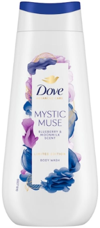 Dove Mystic Muse Bodywash - Bosbessen & Moonmilk | 1x 225ml - Douchegel - Limited Edition