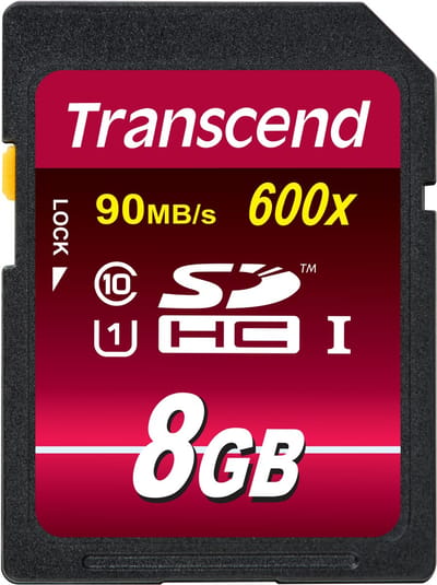 Transcend 8GB SDHC UHS-I 600x (Ultimate)