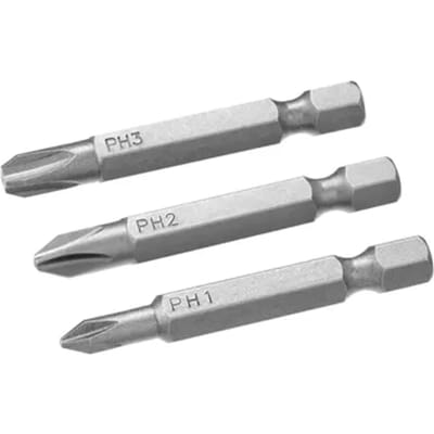 Stanley Schroefbitset - Sta61160-xj - Phillips Ph1/2/3 1/4" - 50mm - 3-delig