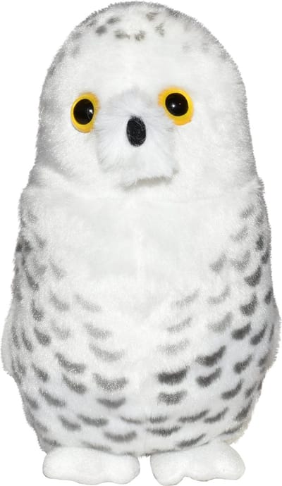 Wild Republic - Knuffel - Sneeuw Uil - Knuffel met Geluid - 13 cm
