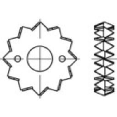 TOOLCRAFT Houten verbindingsstuk Kneedbaar 135728 200 stuk(s) (Ø) 48 mm