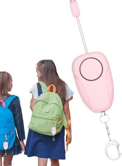Sleutelhanger Alarm - Persoonlijk Beveiliging - Noodsituaties Melden - 120 DB Geluid - 67 cm Lengte - Veelkleurig