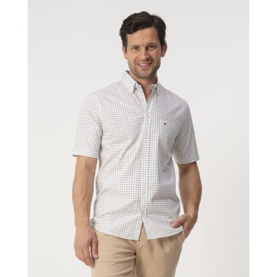 Campbell Casual Overhemd Misteltoe Green Heren