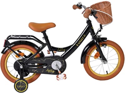 Volare Ashley Kinderfiets - Meisjes - 14 inch - Zwart